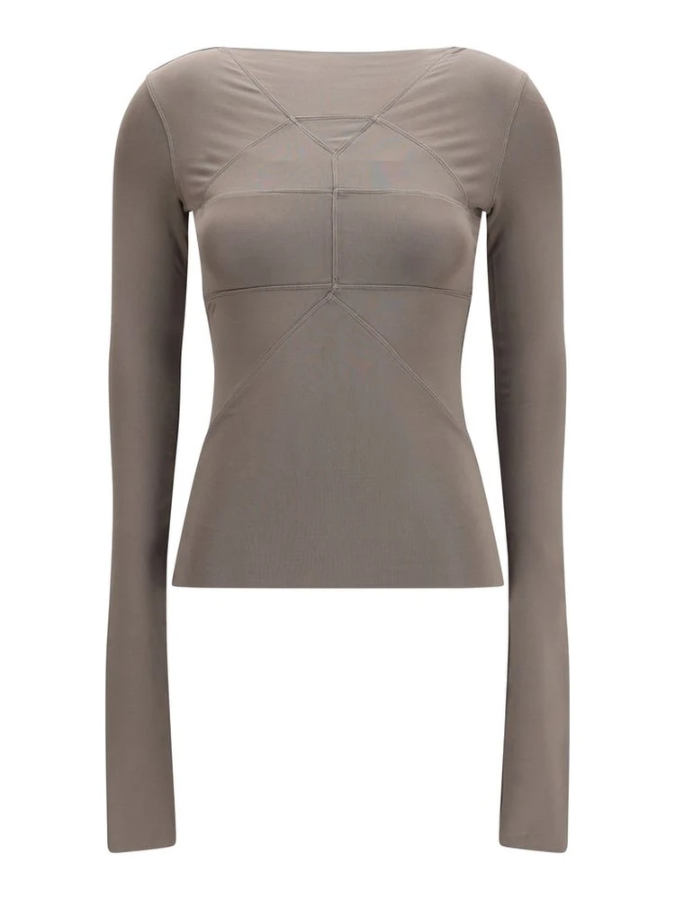 Gray Viscose Blouse