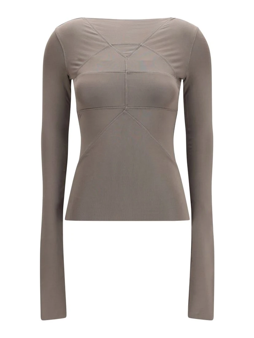 Gray Viscose Blouse