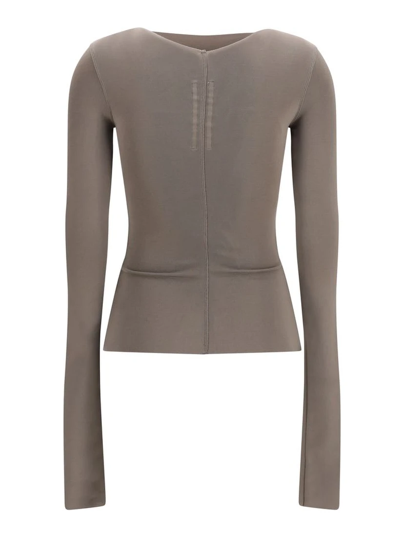 Gray Viscose Blouse