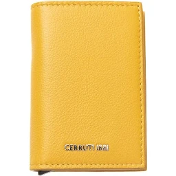 Yellow Calfskin Men Wallet