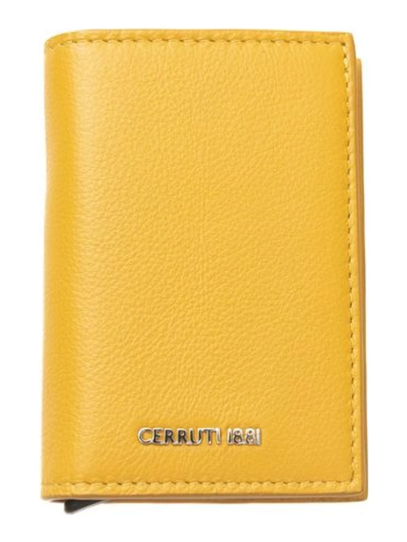 Yellow Calfskin Men Wallet