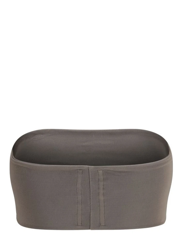 Gray Viscose Sleeveles T-Shirt alternative