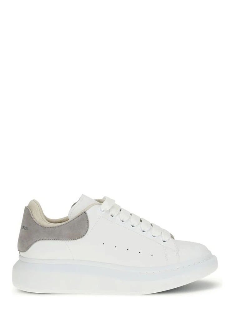 White Calf Leather Bos Taurus Chunky Sneakers