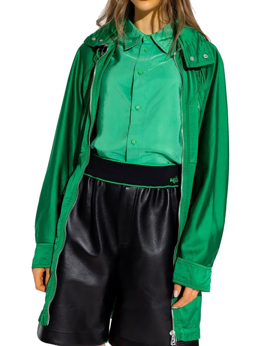 Bicolor Cotton Parka