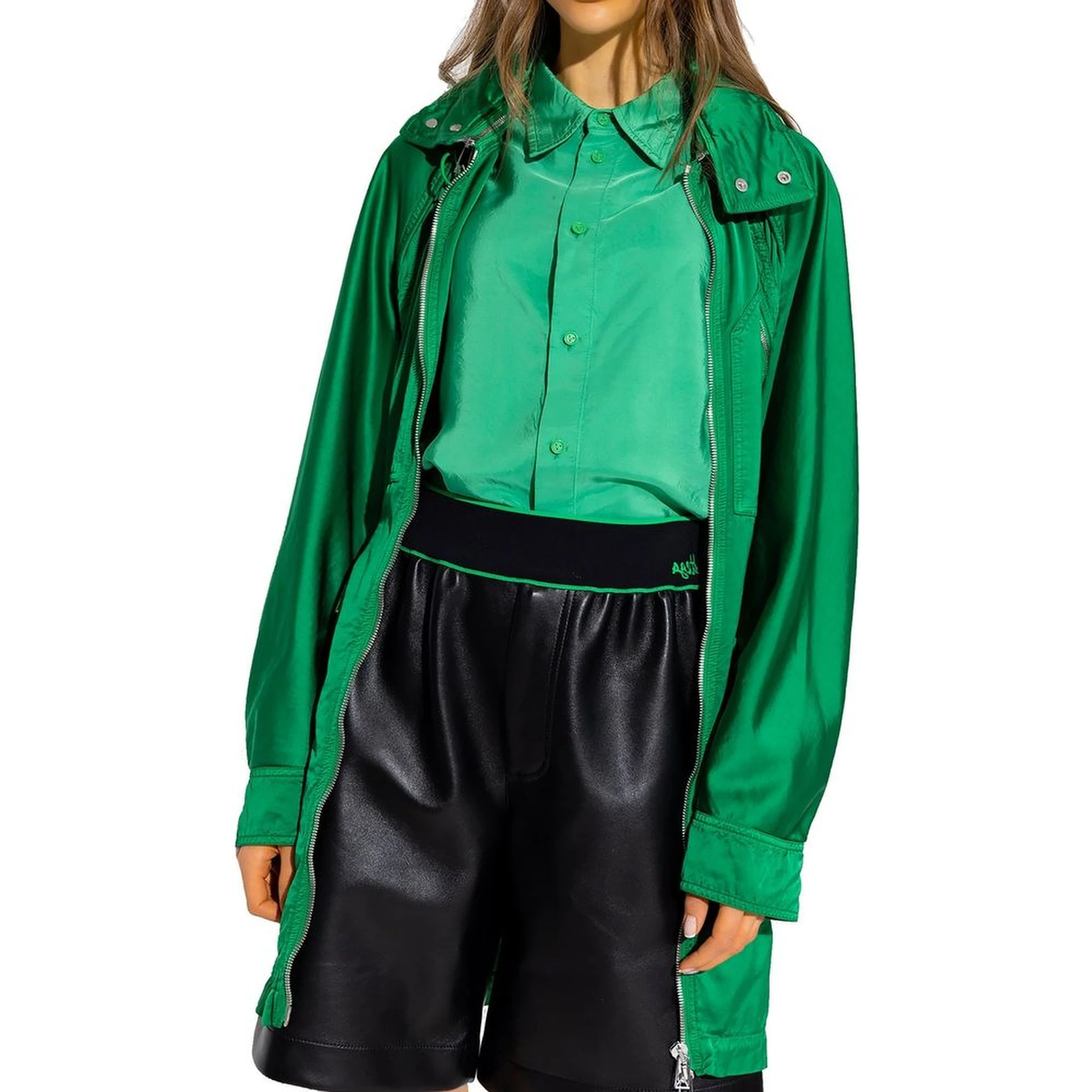 Bicolor Cotton Parka