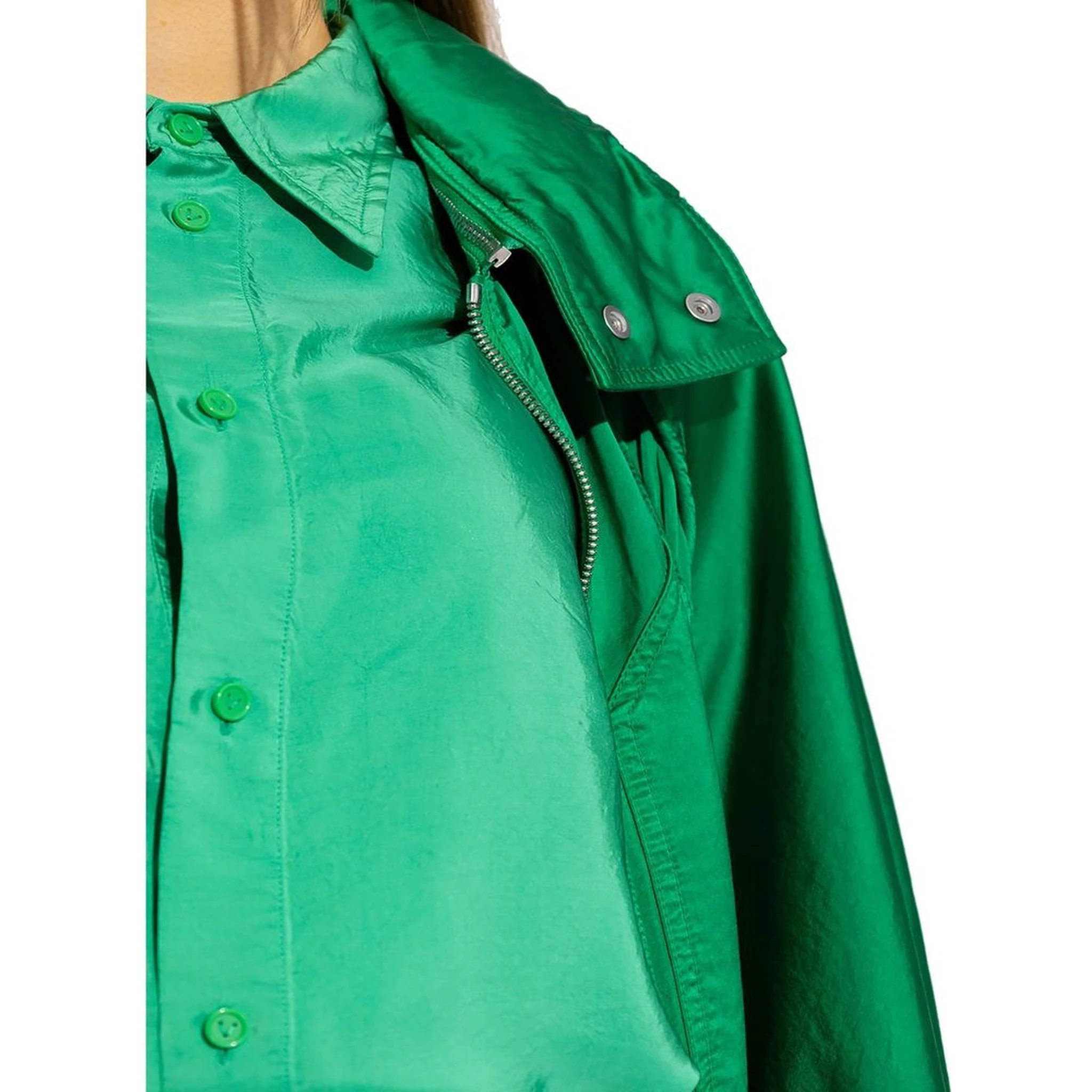 Bicolor Cotton Parka
