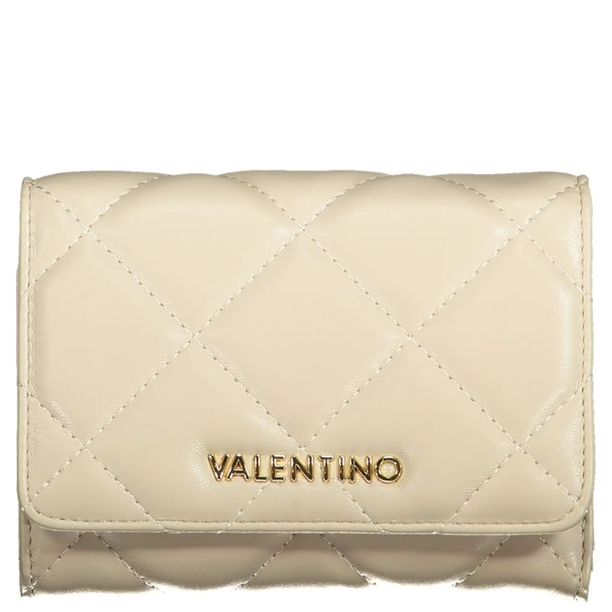 Beige Polyurethane Women Wallet