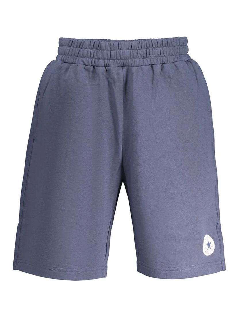 Blue Cotton Shorts