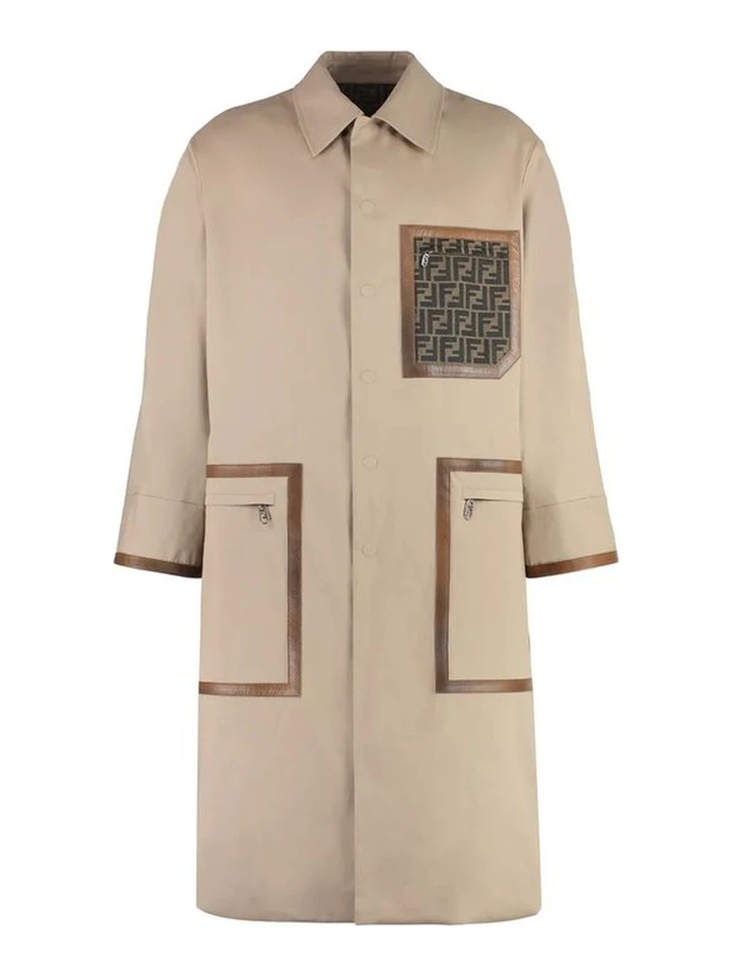 Beige Cotton Coat
