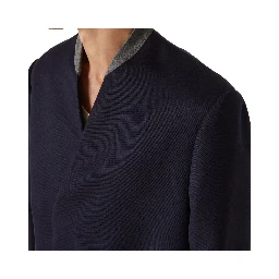 Blue Wool Coat