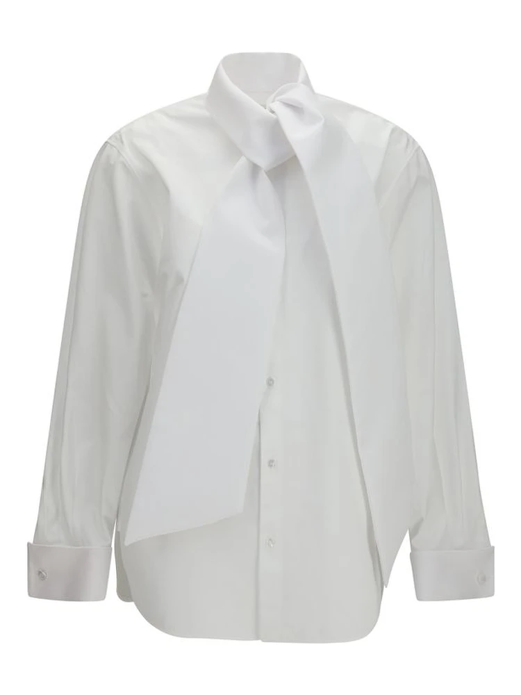 White Cotton Dress Shirt