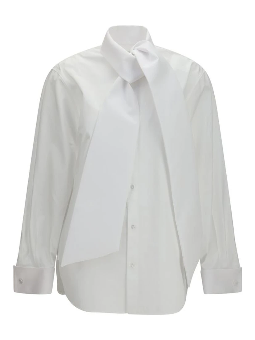 White Cotton Dress Shirt