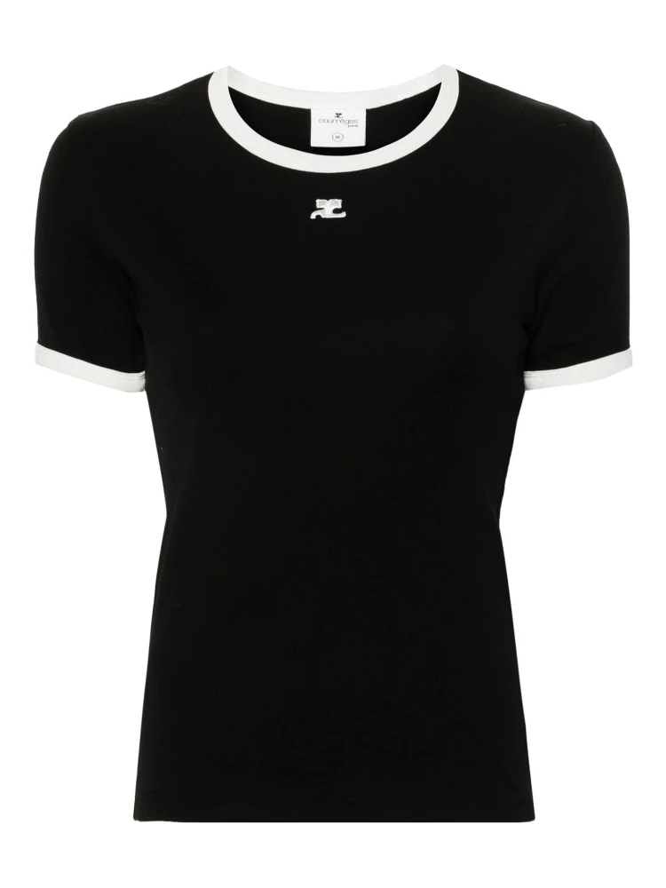 Courreges T-shirts and Polos Black