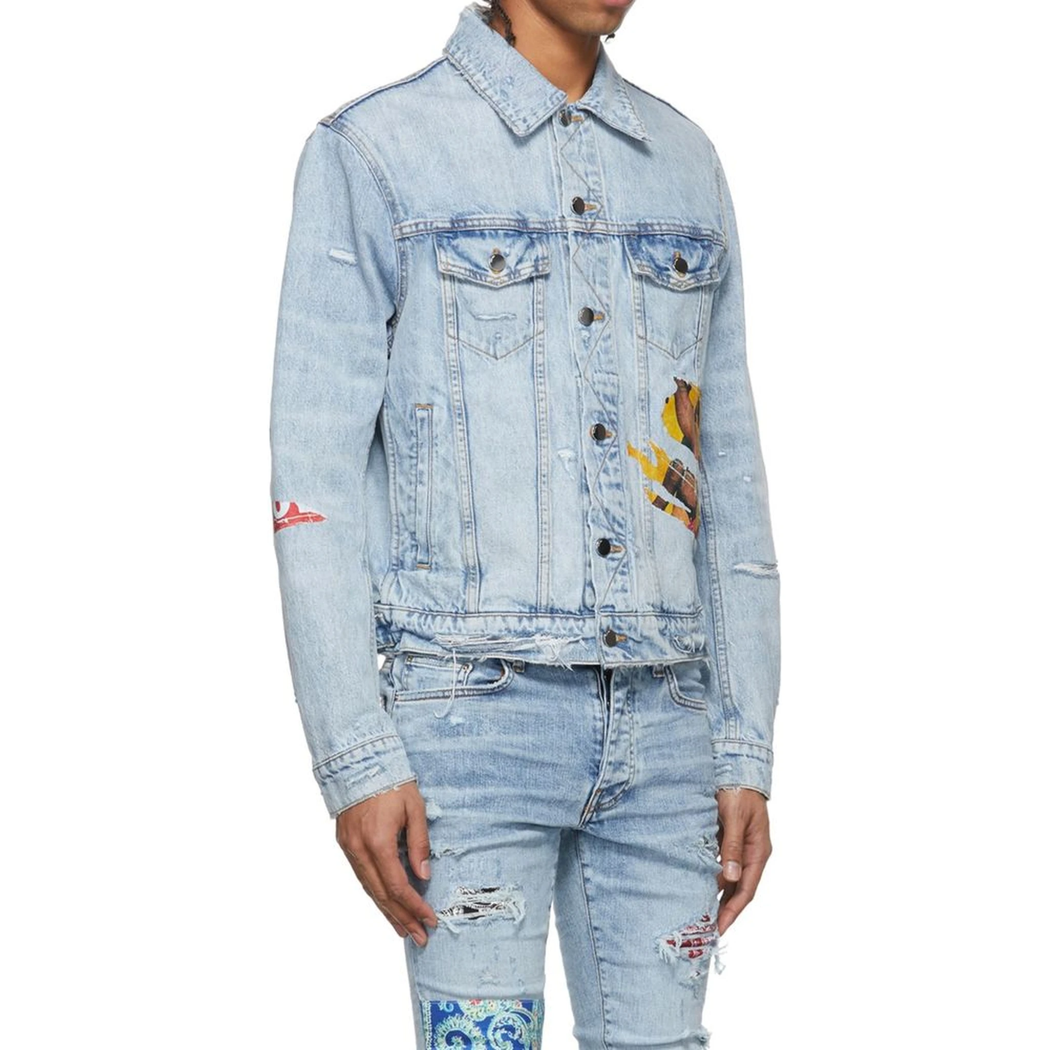 Blue Cotton Denim Jacket