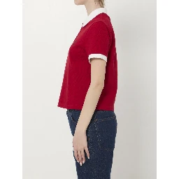 Cotton piqué polo shirt