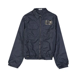 Blue Polyamide Shell Jacket