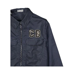 Blue Polyamide Shell Jacket