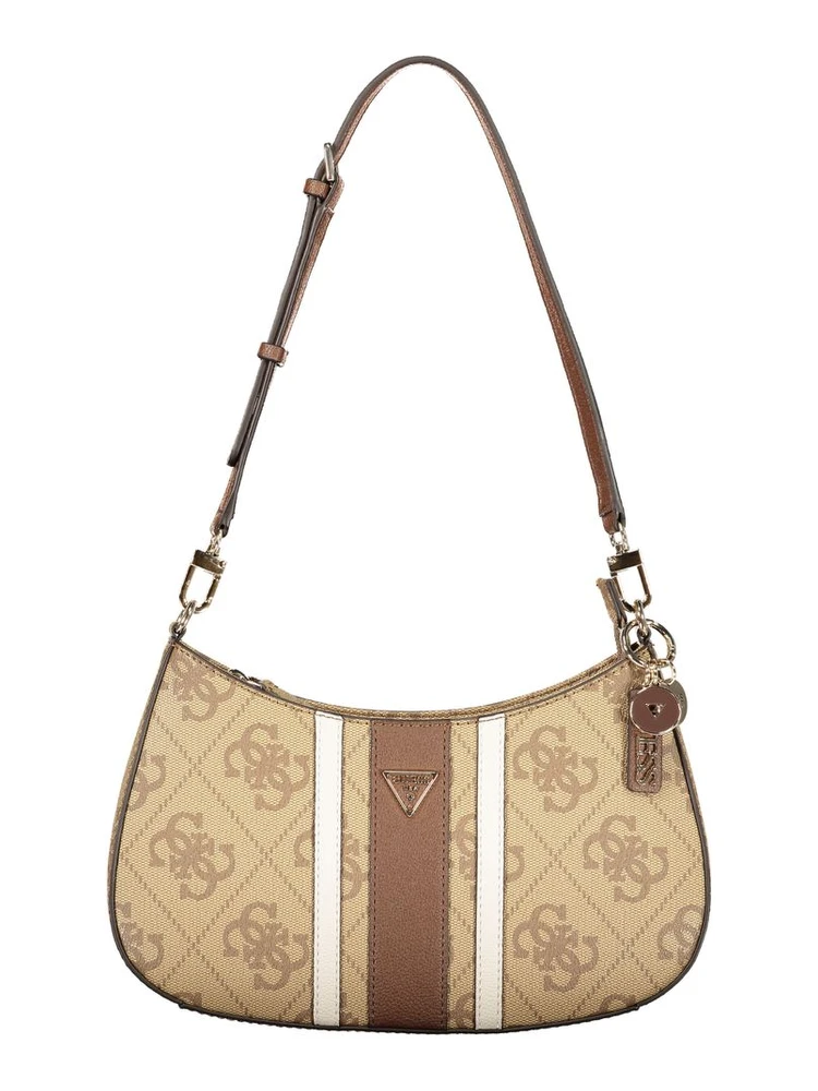 Beige Polyethylene Handbag