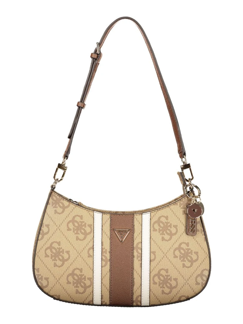 Beige Polyethylene Handbag