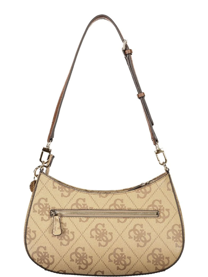 Beige Polyethylene Handbag