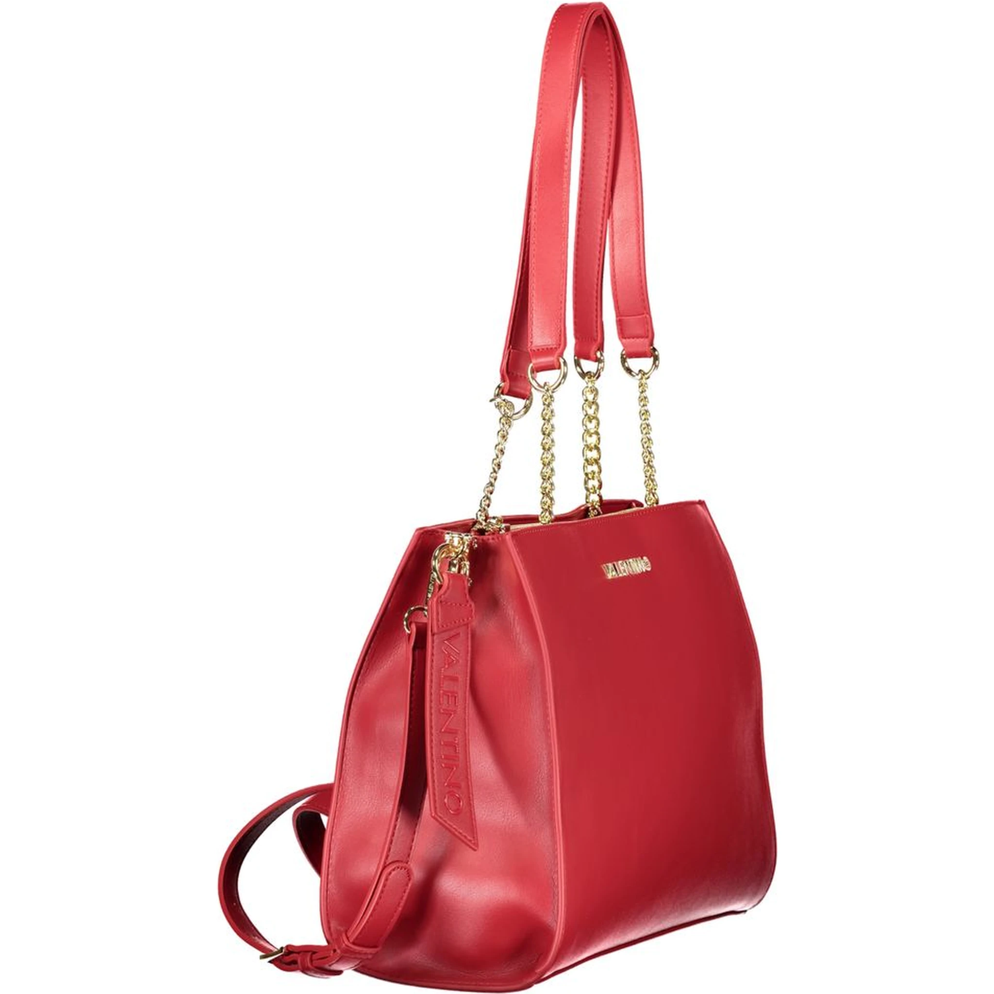 Red Polyethylene Handbag