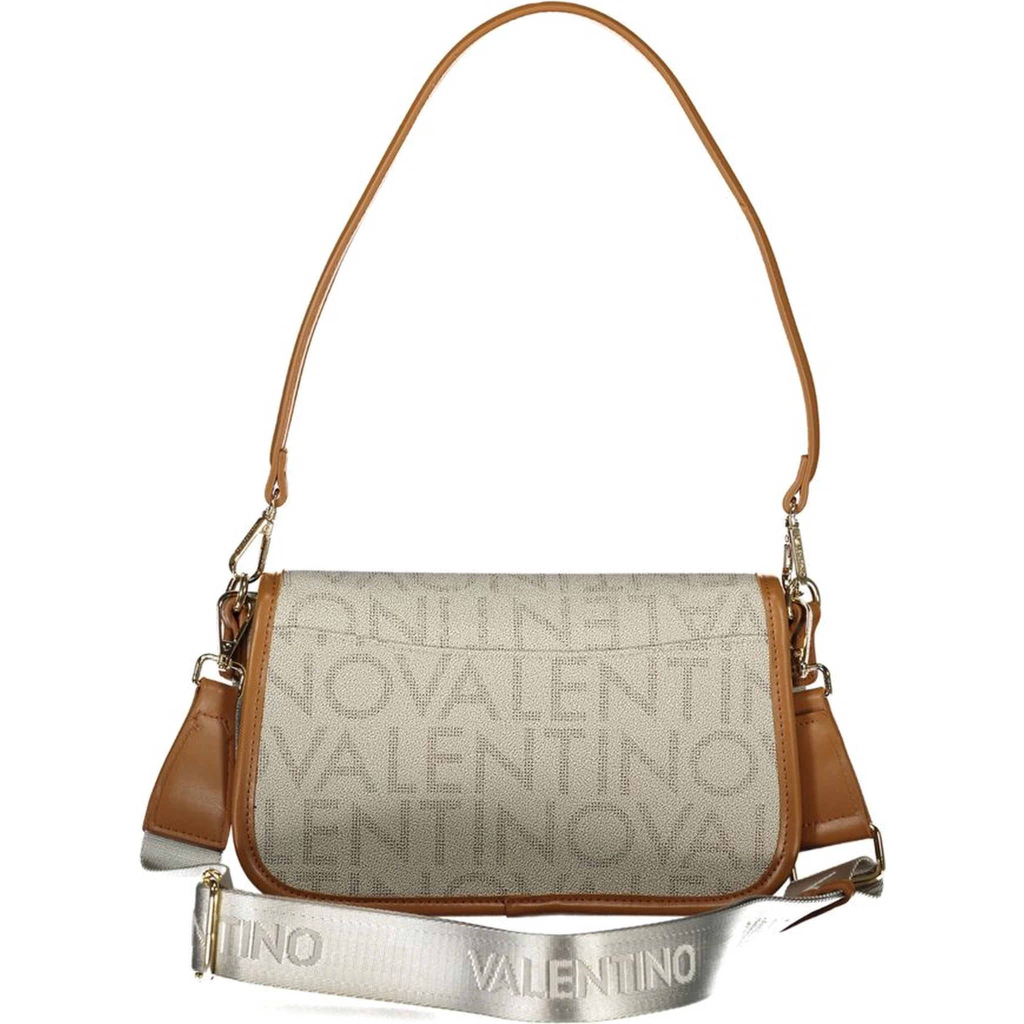 Beige Polyethylene Handbag