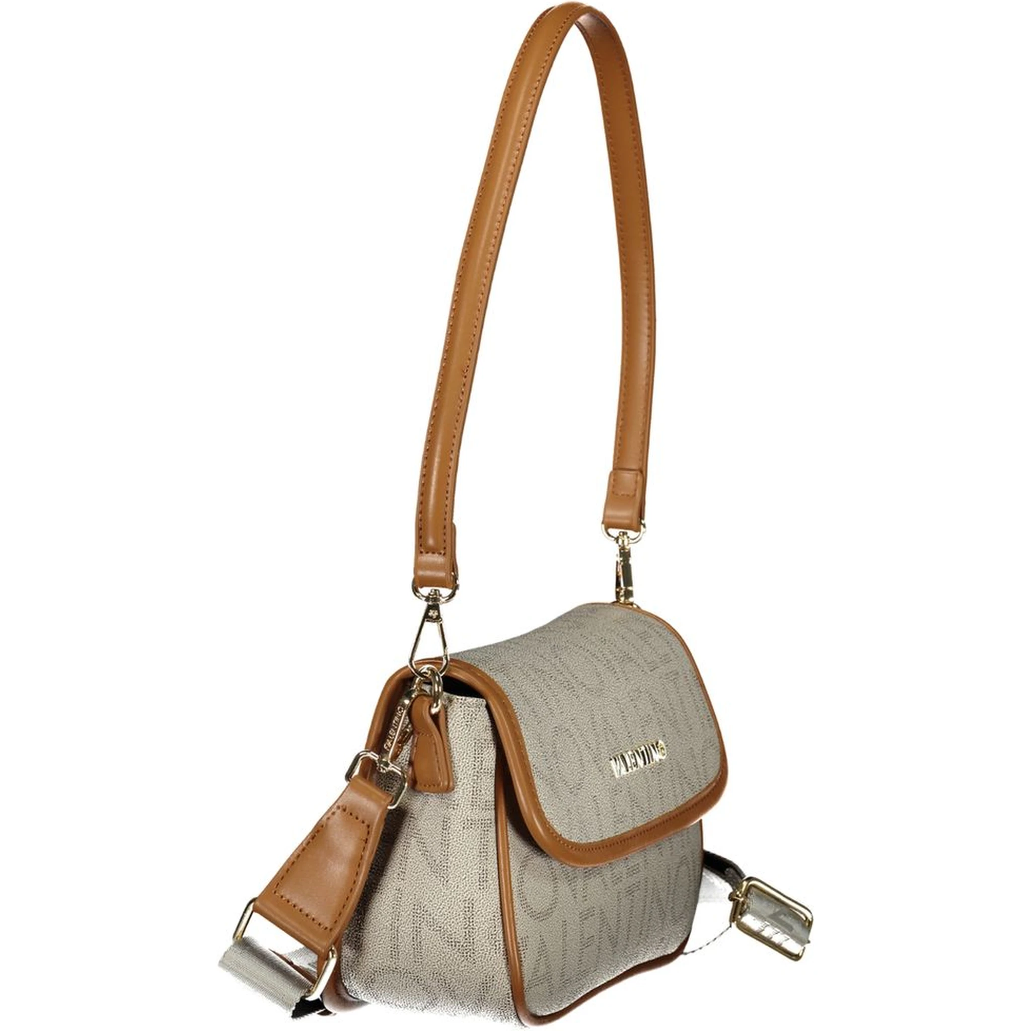 Beige Polyethylene Handbag