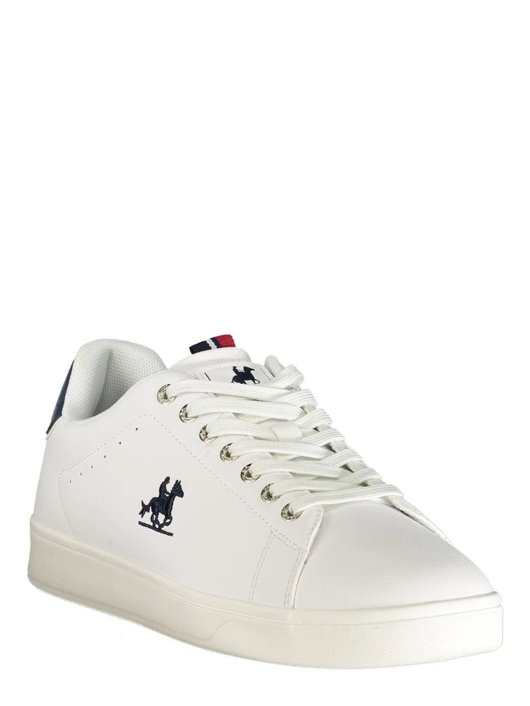 White Polyester Low Top Sneakers alternative