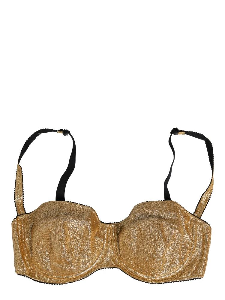 Gold Semi-Pad Underwire Balconette Bra Underwear alternative