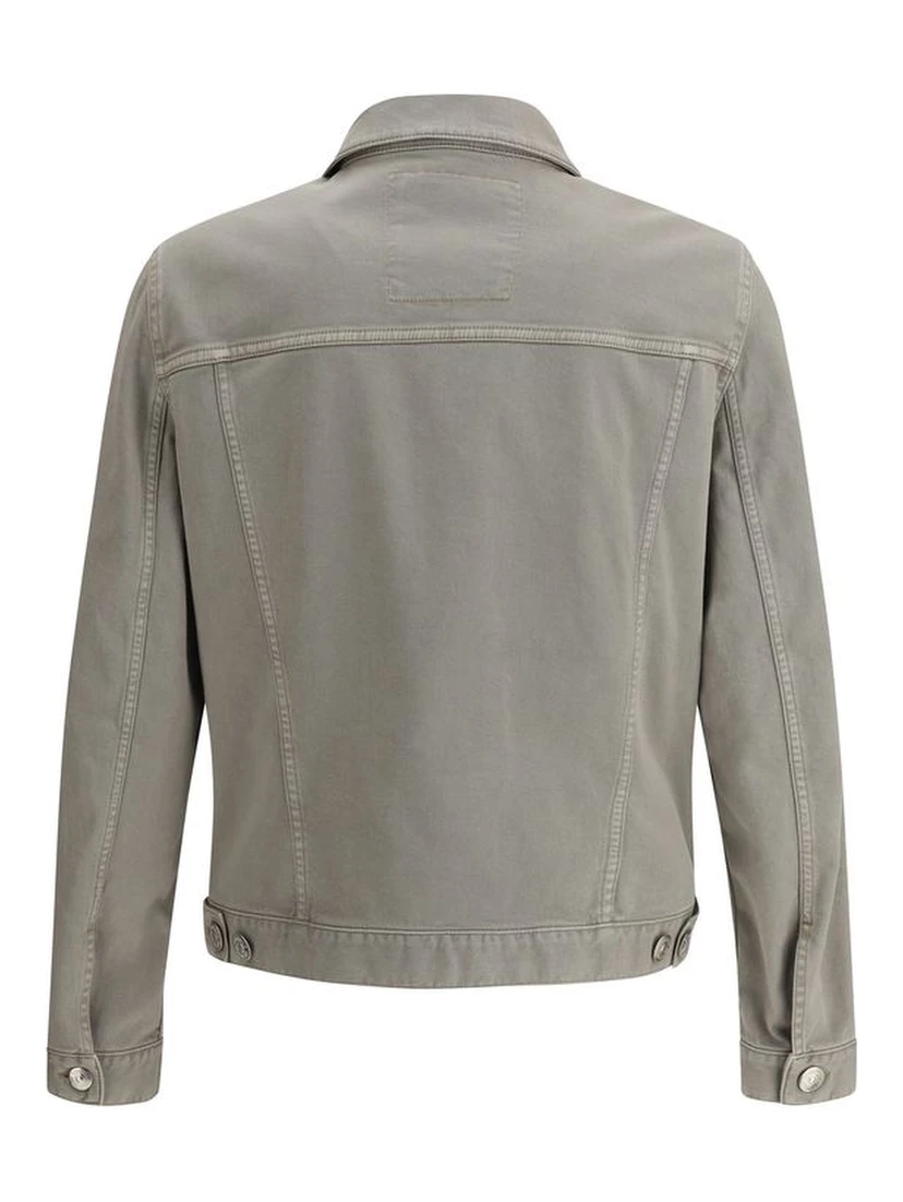 Bicolor Cotton Denim Jacket