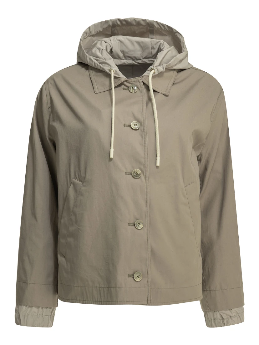 Reversible hoodie light jacket