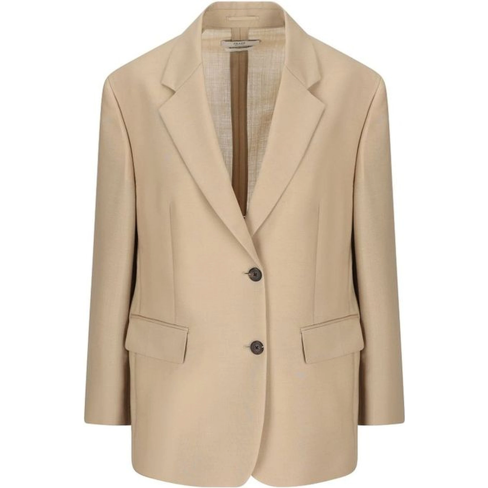 Beige Mohair Blazer