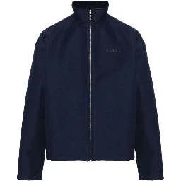 Blue Marabou Coat