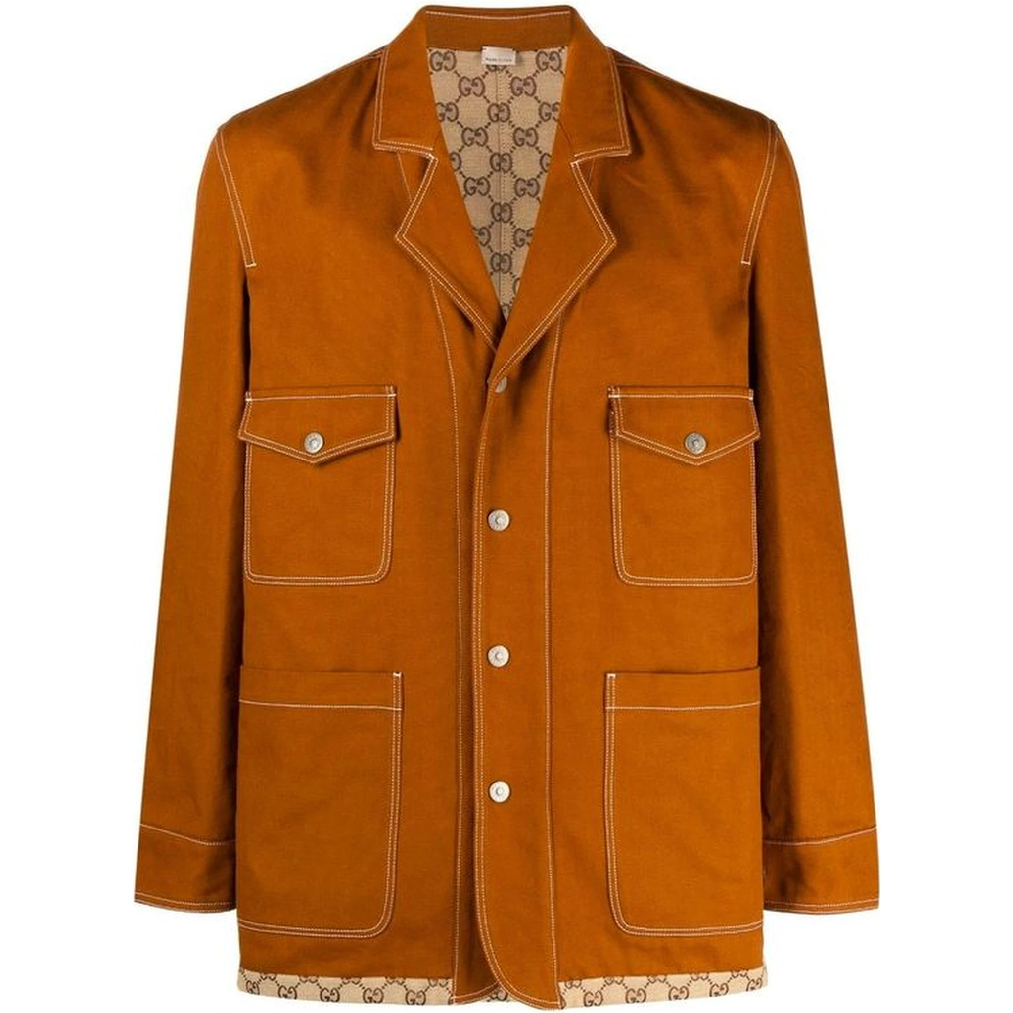 Brown Cotton Coat