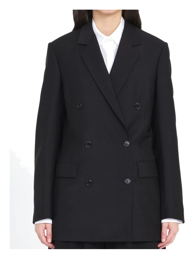 Black Mohair Coat