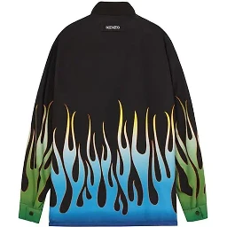 Black Cotton Shell Jacket