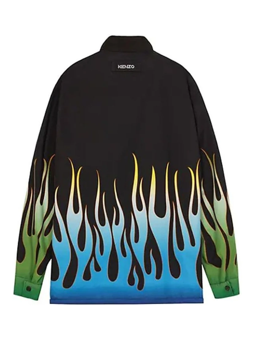 Black Cotton Shell Jacket