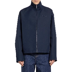 Blue Marabou Coat
