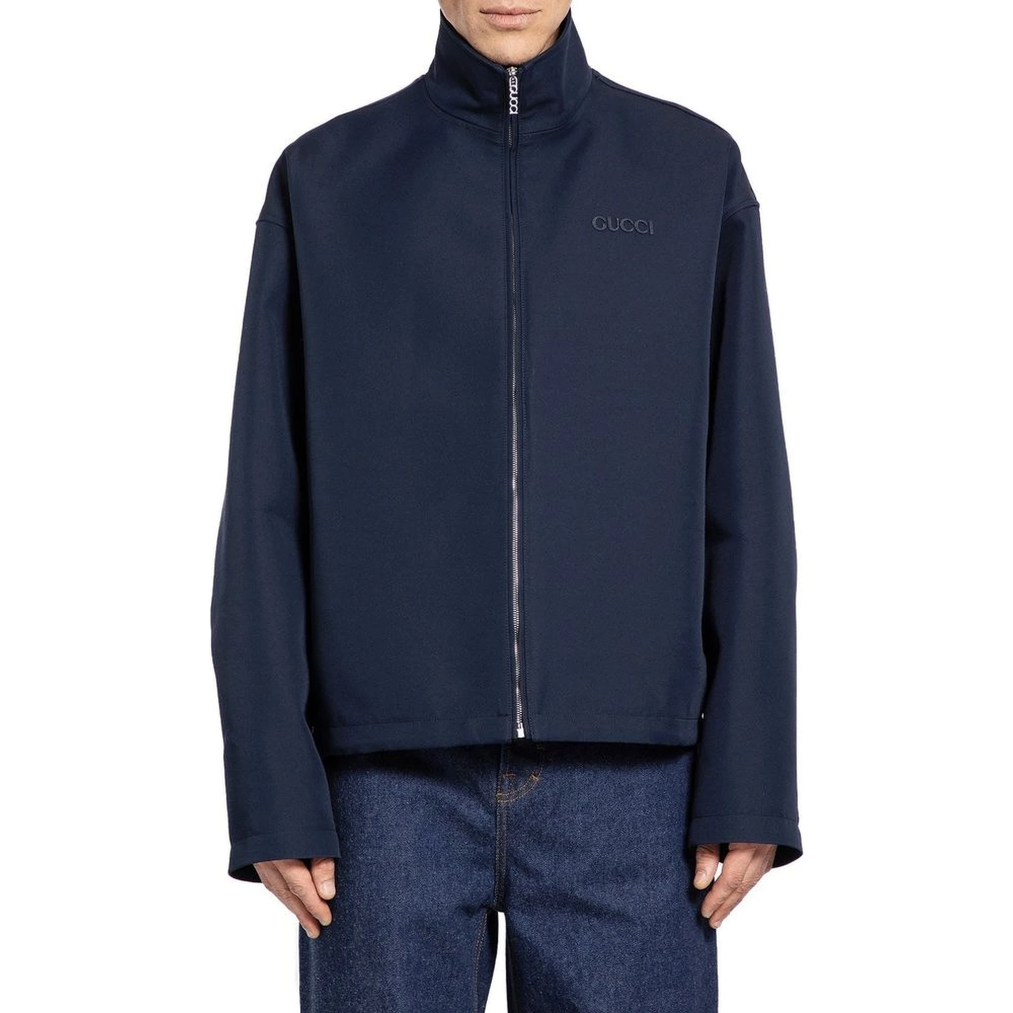 Blue Marabou Coat