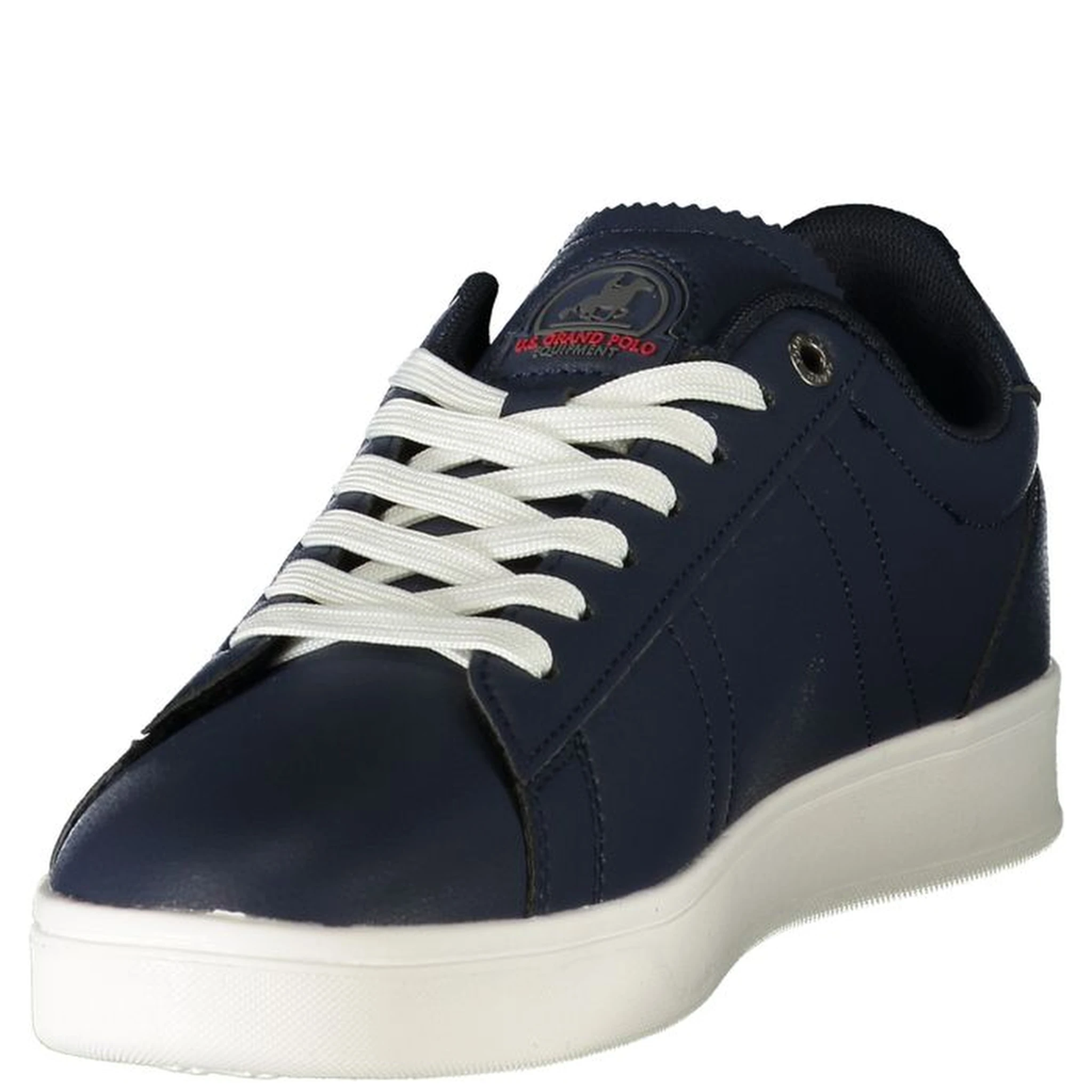 Blue Polyester Athletic Sneakers