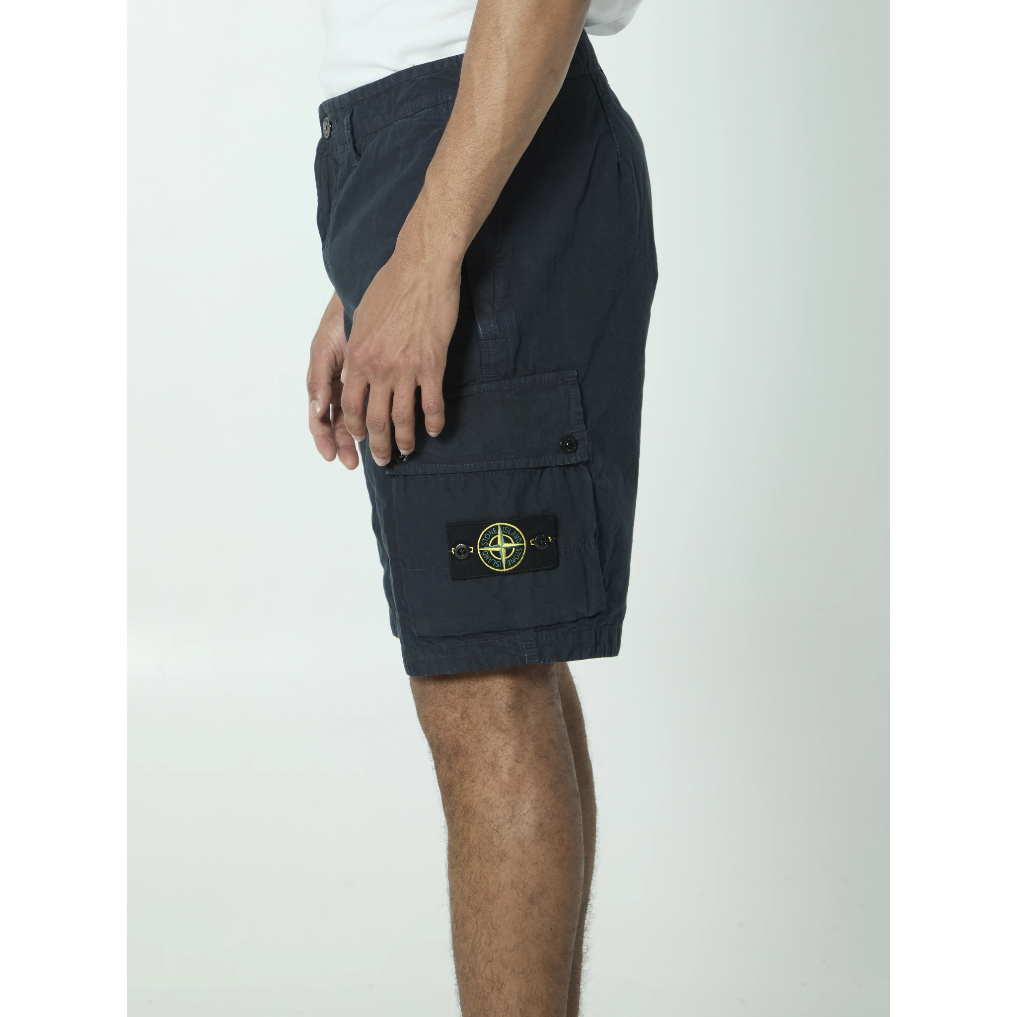 Slim bermuda navy