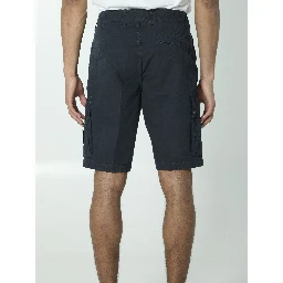 Slim bermuda navy