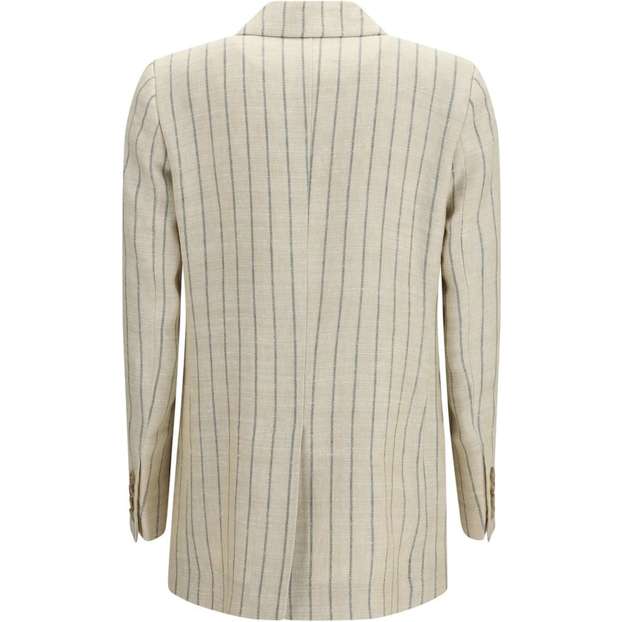 Beige Linen Blazer