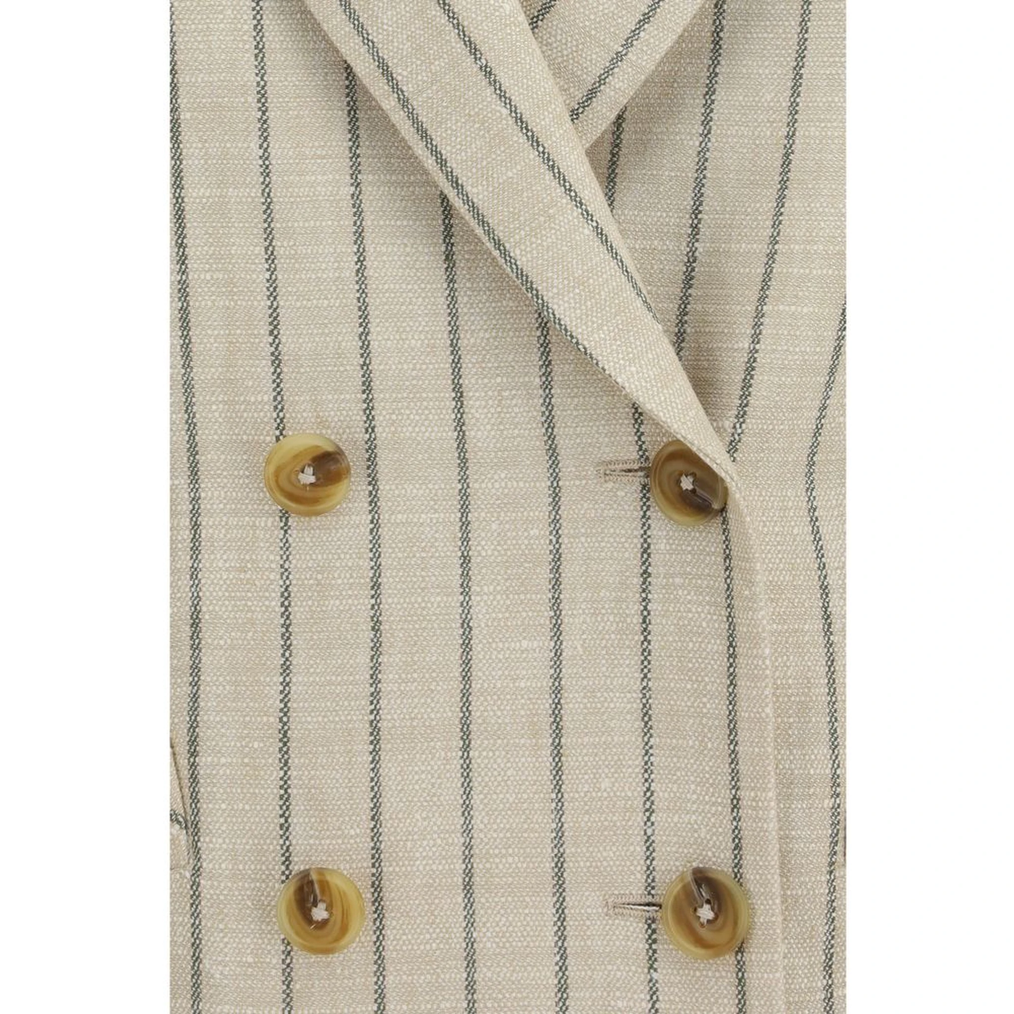 Beige Linen Blazer