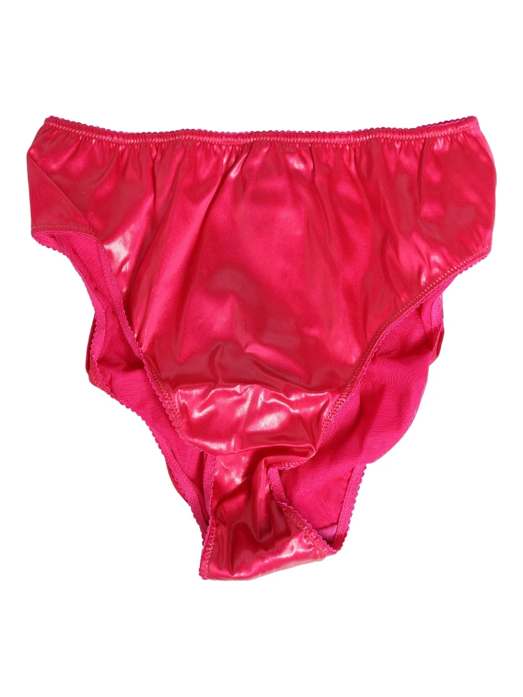 Pink Silk Satin Slip Girdle Panty Underwear alternative