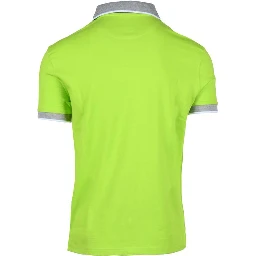 Green Cotton Polo Shirt
