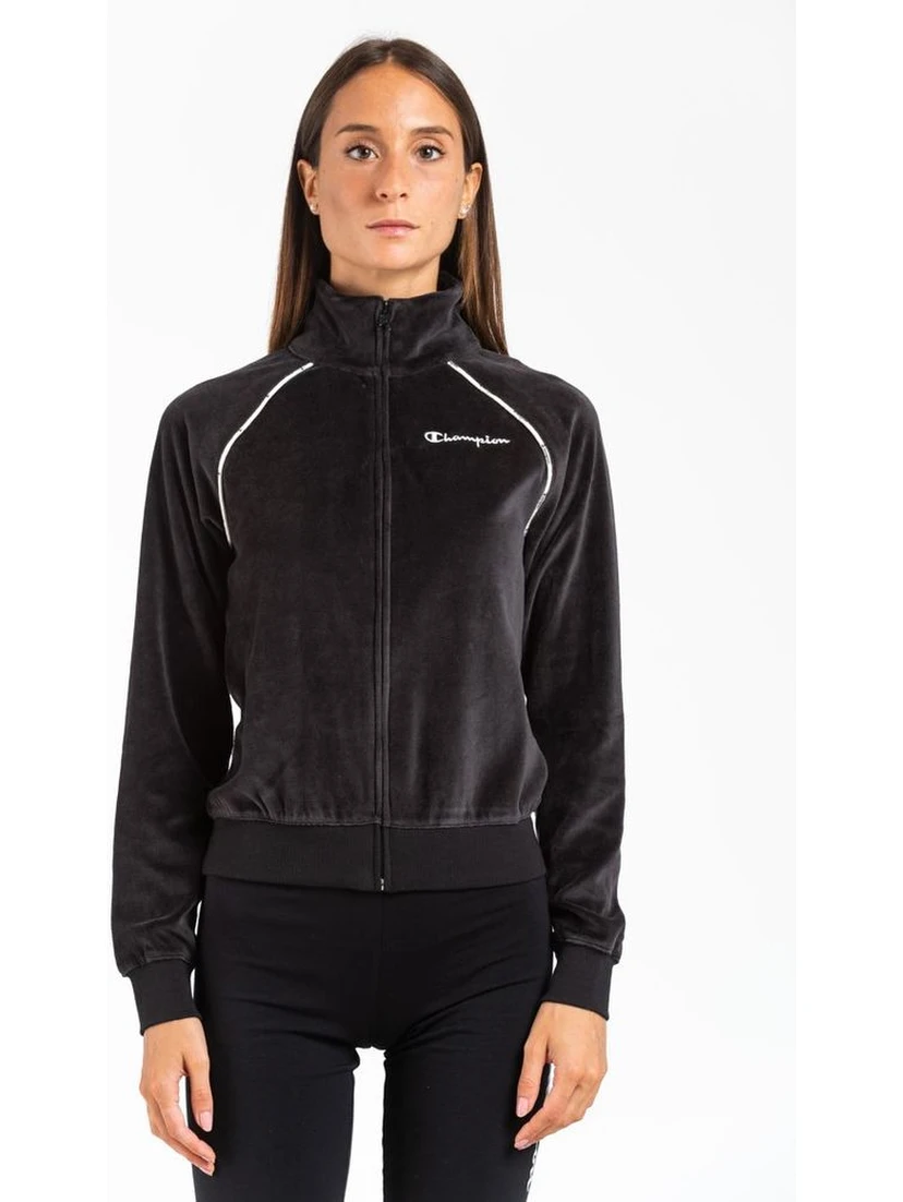 Black Cotton Sweatshirt