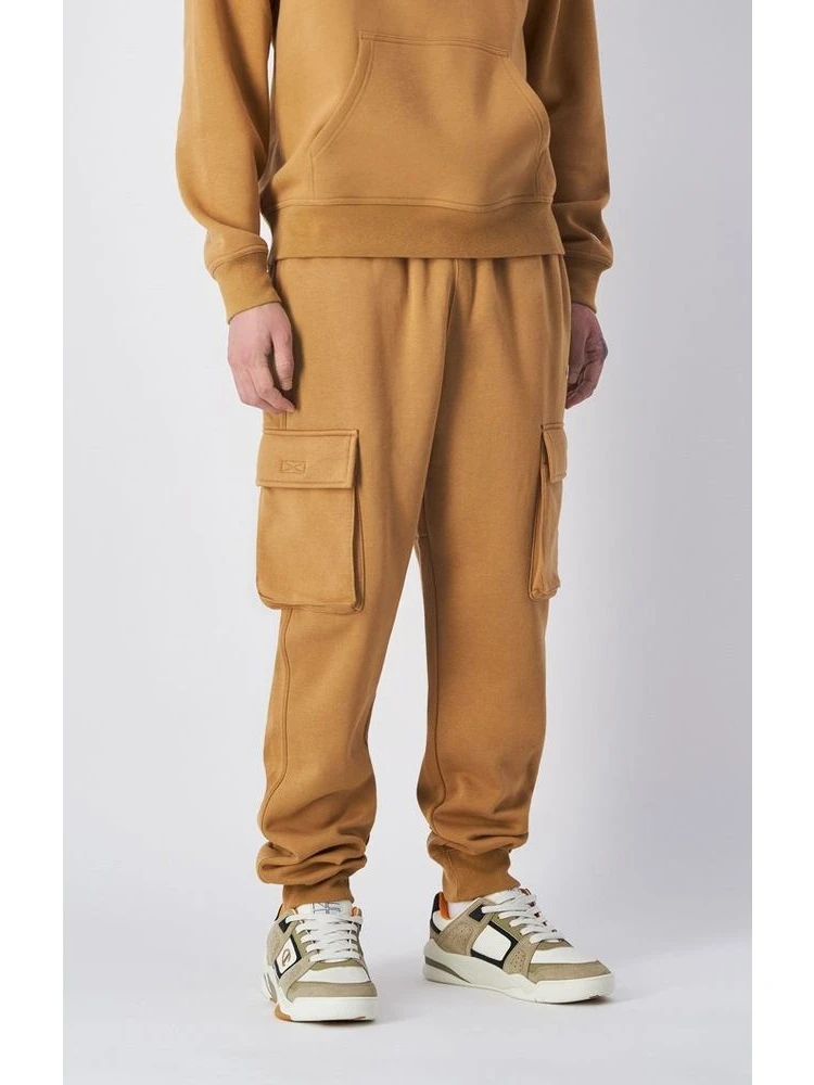 Brown Cotton Joggers (Workout Pants)