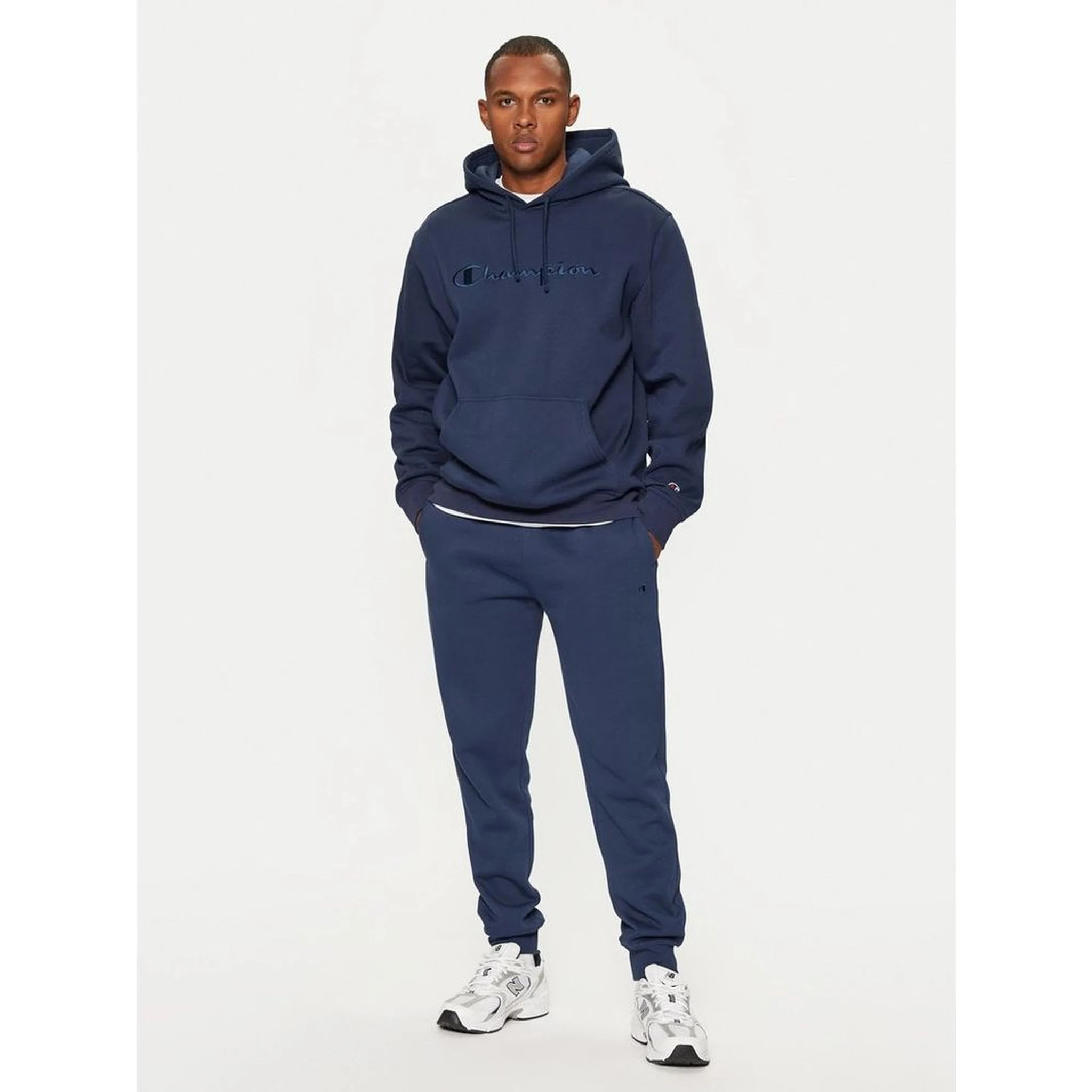 Blue Cotton Joggers (Workout Pants)