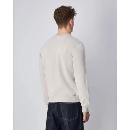 White Cotton Sweatshirt